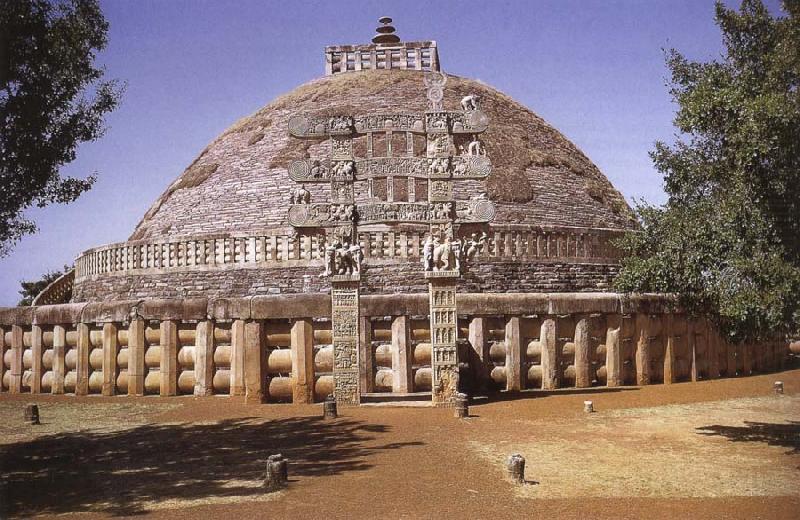 Large stupa, unknow artist